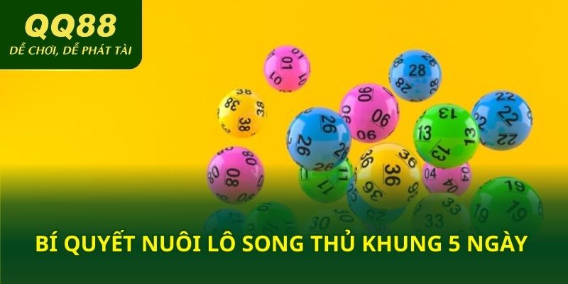 Bí quyết nuôi lô song thủ khung 5 ngày 